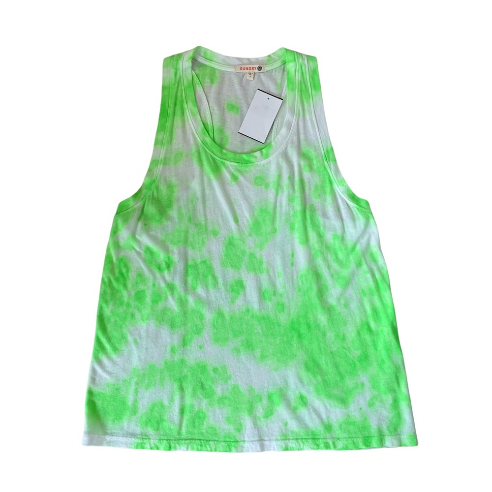 Sundry Racerback Tank Top Tie Dye Size 1/Small NWT
